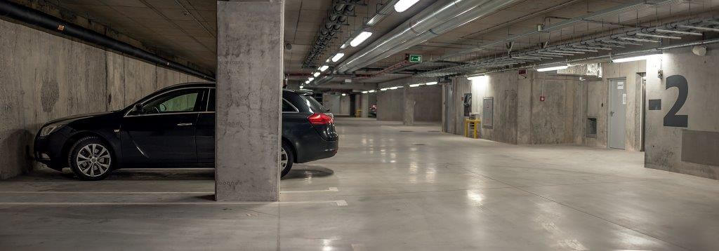 Parking dla biur na wynajem - podziemny Nobel Tower